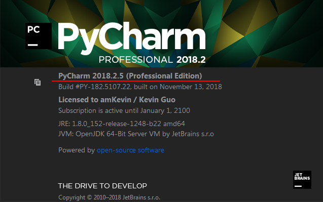 终于用上了专业版的PyCharm含激活方法链接[Python]
